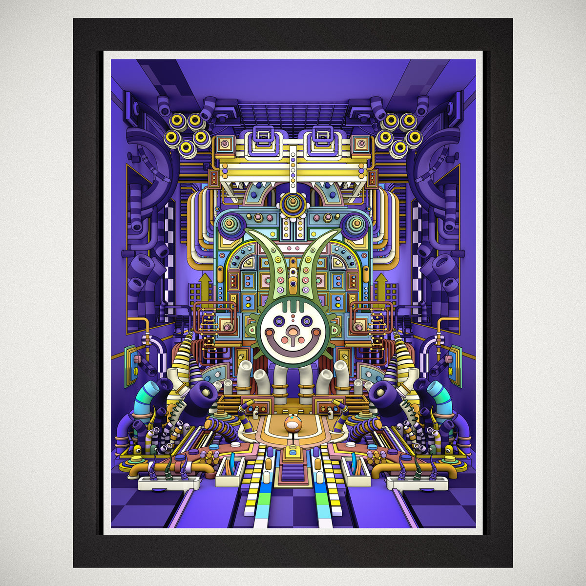 Matik Simple Design Harrypack & Matik - Bloo-matik (Fine Art Print) – Matik Design