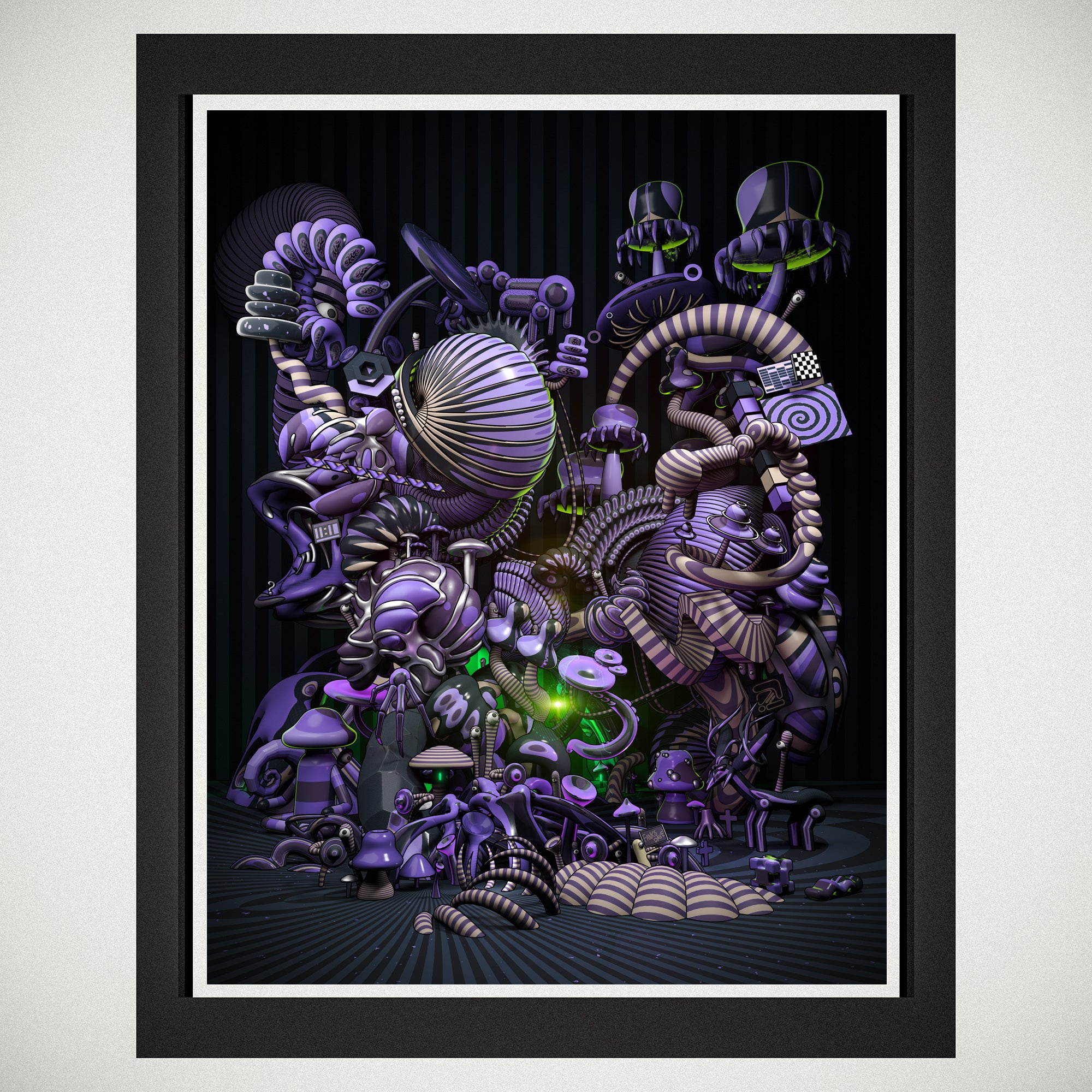 Matik Simple Design Neeko & Matik - Three (Fine Art Print) – Matik Design